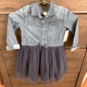 🍭🍭Denim and tulle little girls dress🍭🍭